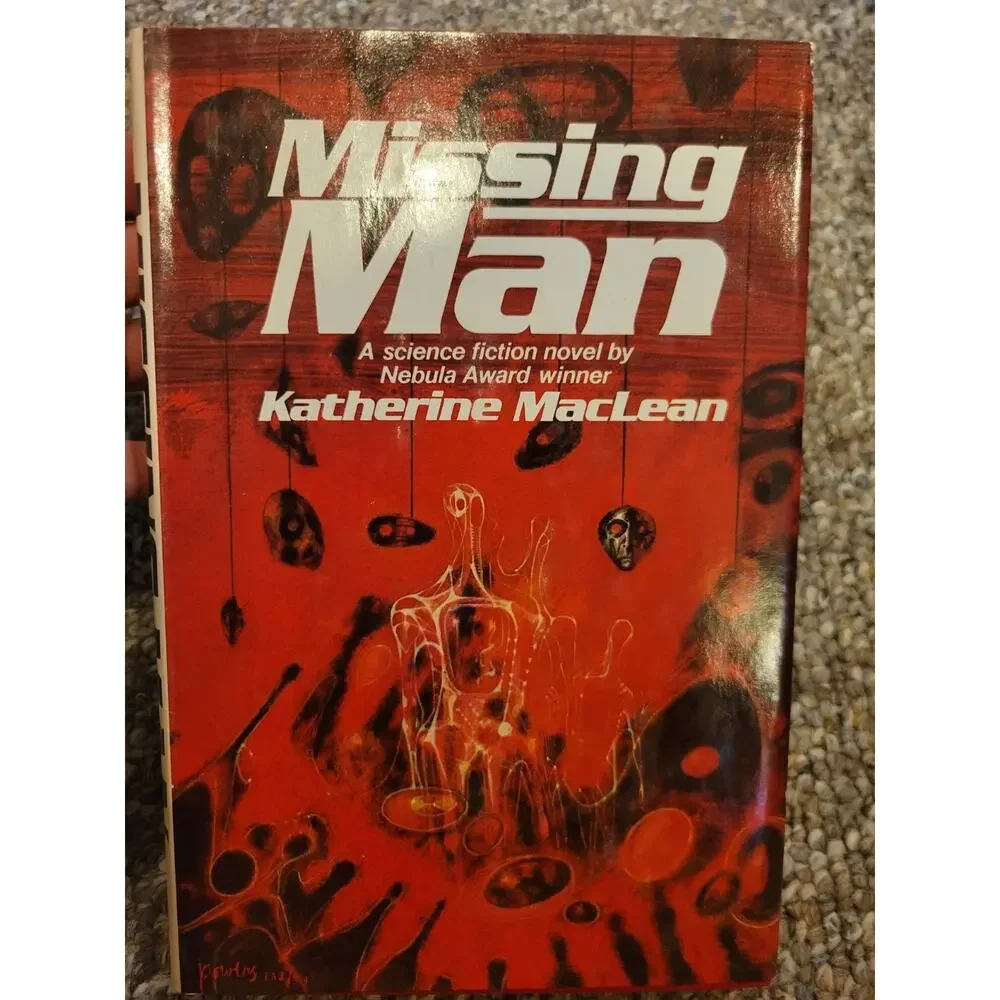 MISSING MAN 1975 Katherine MacLean HC/DJ/SFBCE Paranormal Dystopia Rescue Revolt